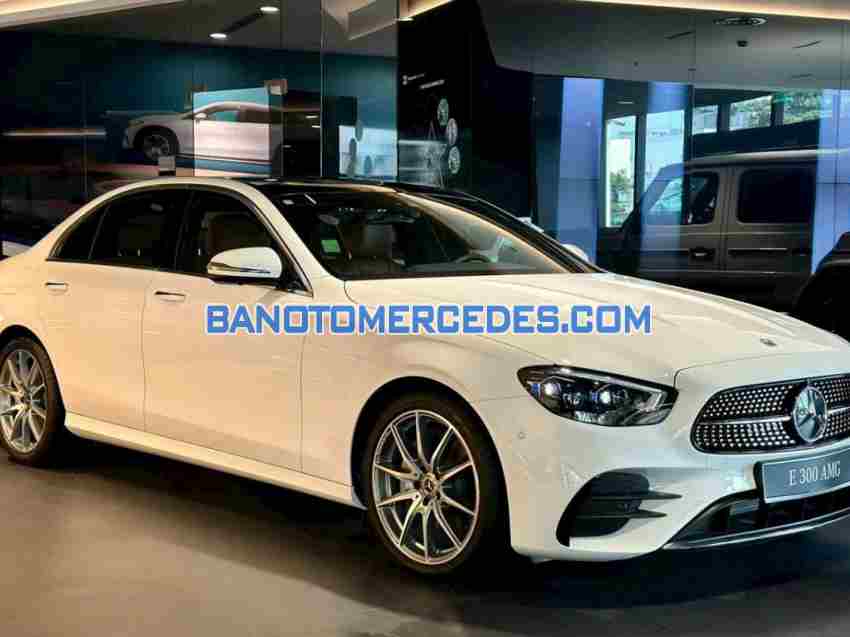 Bán Mercedes Benz E class E300 AMG 2024 - màu Trắng - xe Lắp ráp trong nước - giá tốt