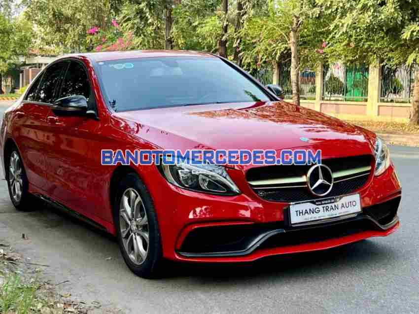 Cần bán gấp xe Mercedes Benz C class C200 năm 2014, màu Đỏ, Số tự động