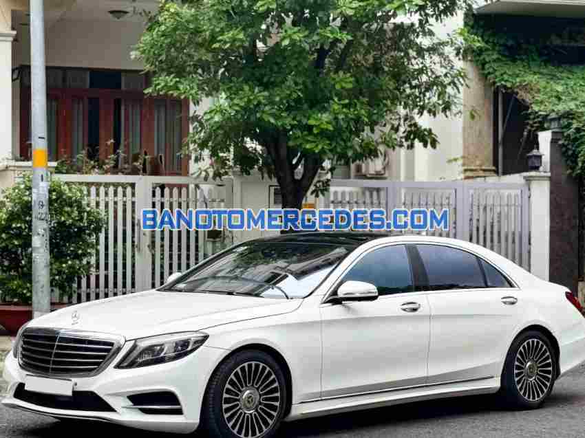 Cần bán xe Mercedes Benz S class S500L 2014 Số tự động màu Trắng