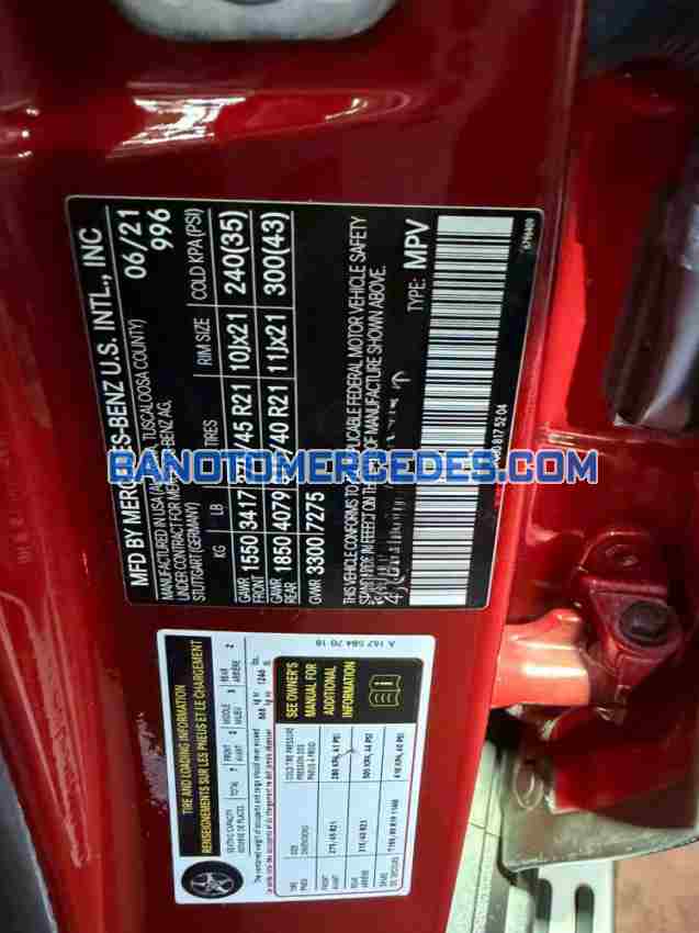 Cần bán xe Mercedes Benz GLS 450 4Matic sx 2021