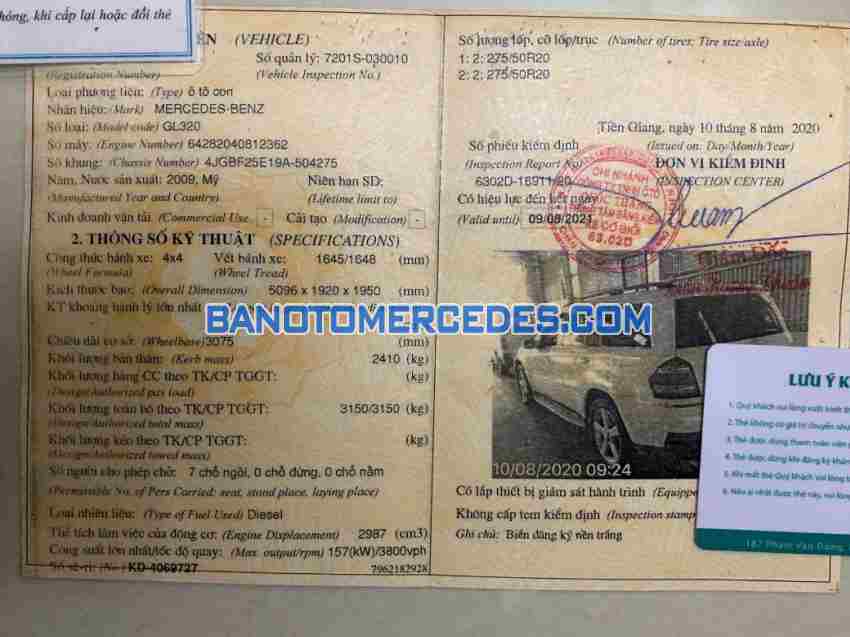 Mercedes Benz GL 320 CDI 4Matic 2009 giá cực tốt